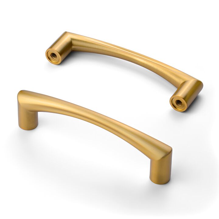 Hestia Hardware 10 Pack 3.75 Inch New Modern Curved Arch Cabinet Pulls