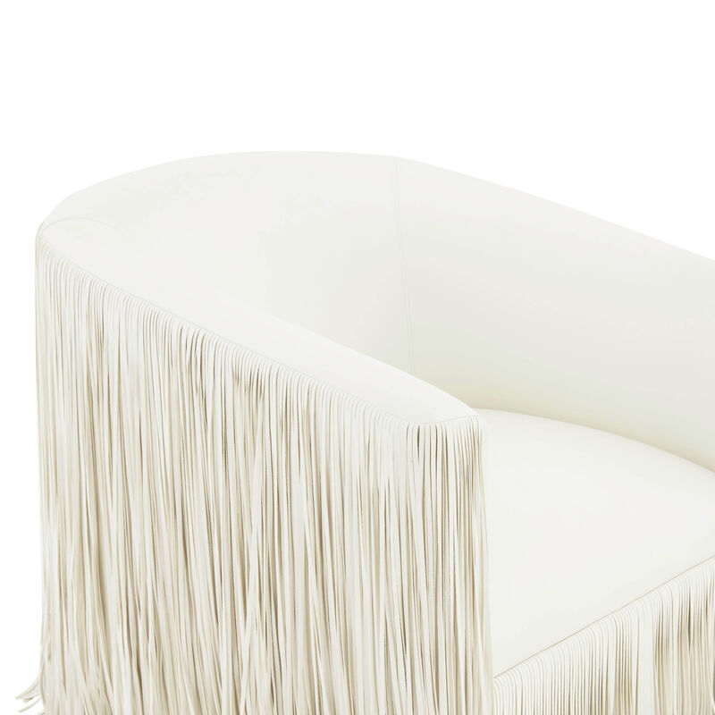 Shag Me Vegan Leather Swivel Chair image number 4