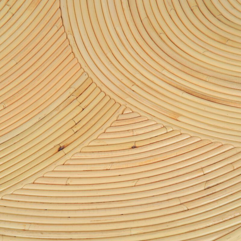 Tov Furniture Matea Natural Rattan Arch Side Table image number 5