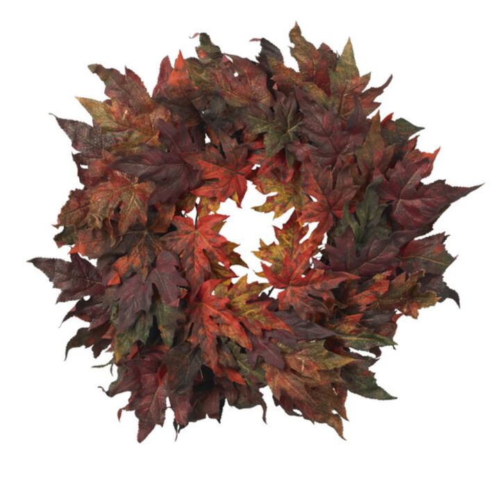 HomPlanti 30" Maple Leaf Wreath
