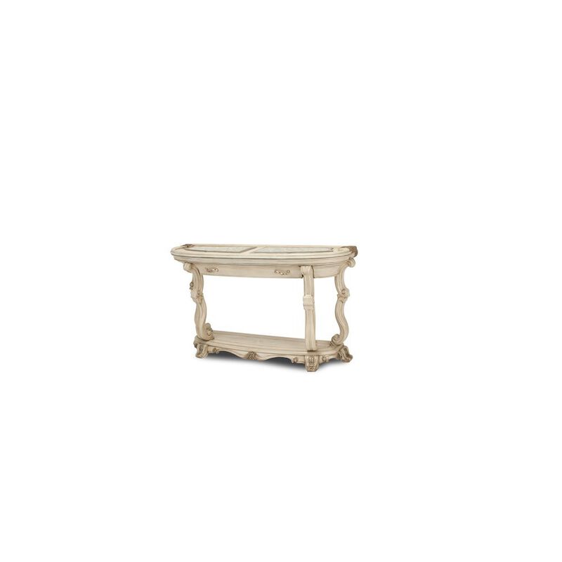 Starlight Canyon Home French Country Furniture &ndash; Beige Console Table for Entryway or Wall Use image number 4