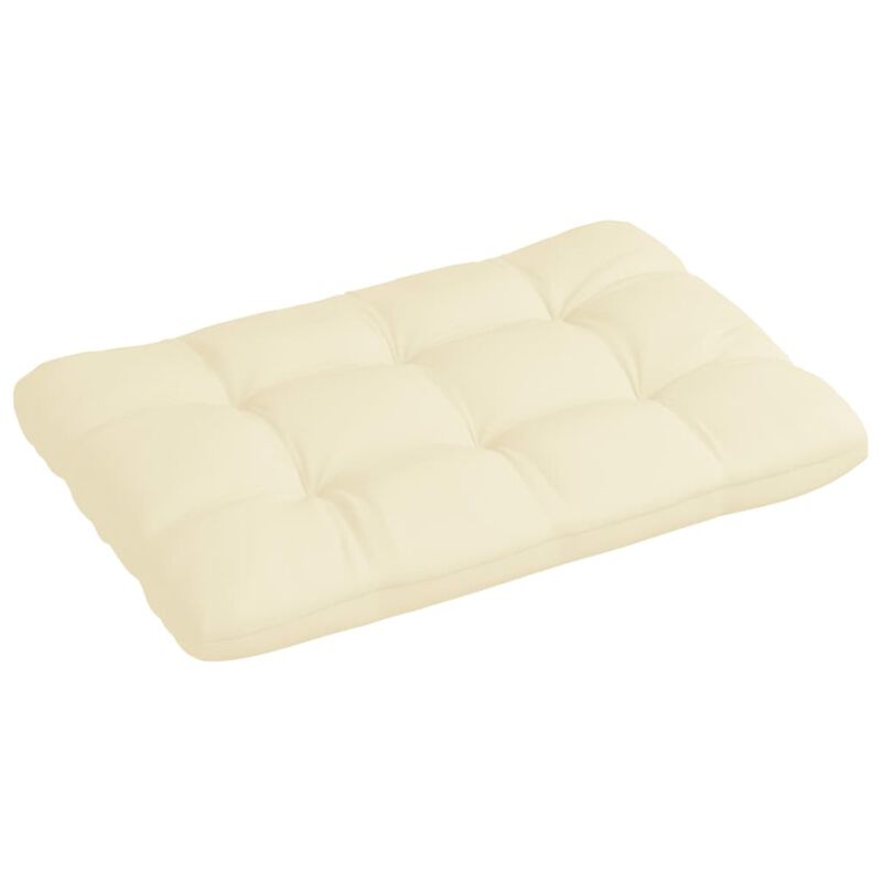 vidaXL Pallet Sofa Cushion Cream 47.2"x31.5"x4.7"