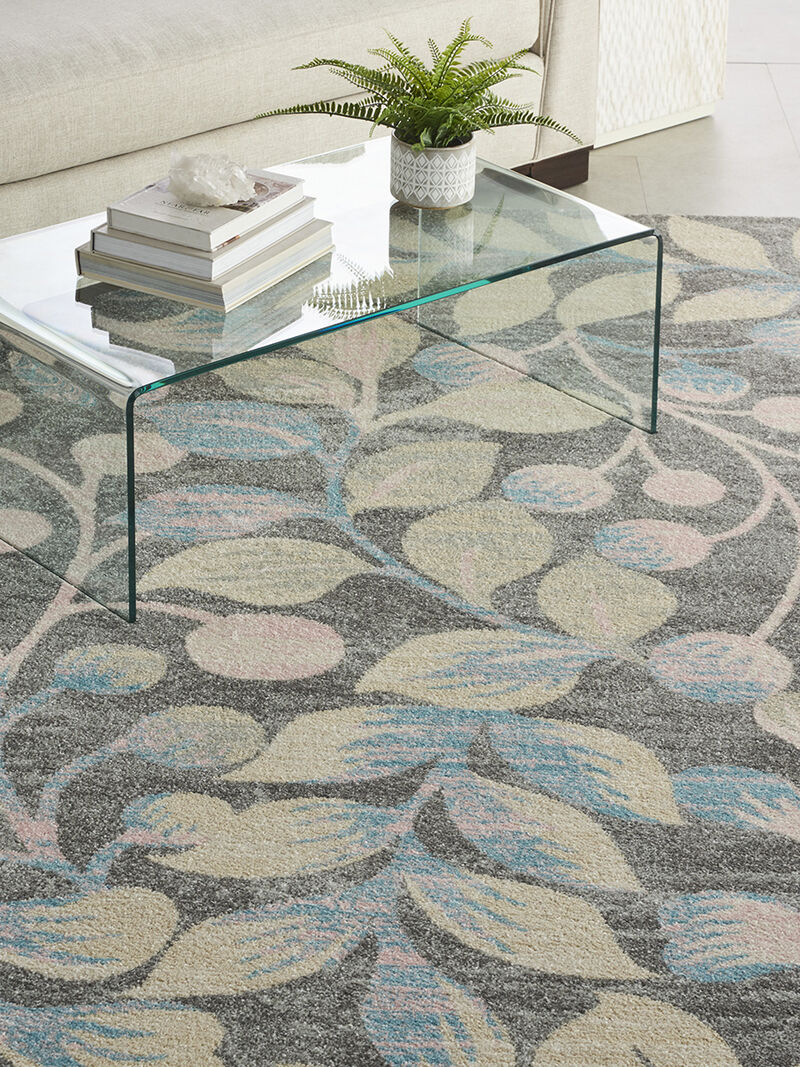 Tranquil TRA03 Gray/Beige 8'10" x 11'10" Rug image number 8