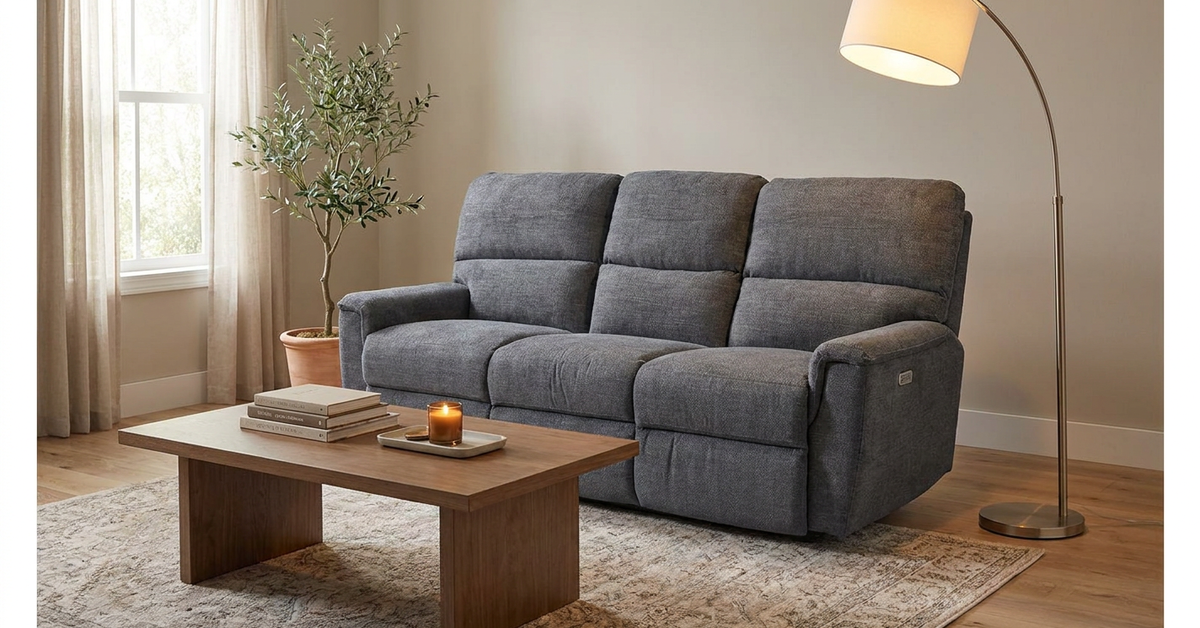 Ava Harbor Power Reclining Sofa with Headrest