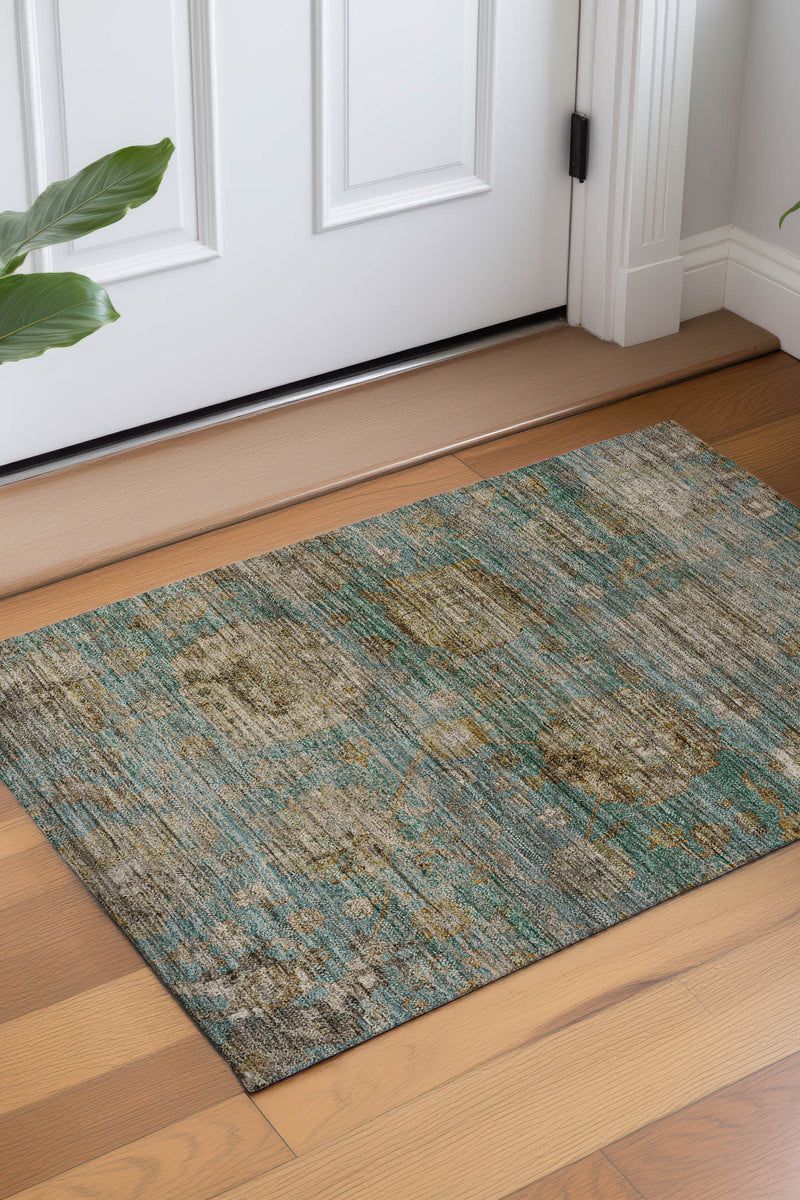 Aristo AR7 Teal 9' x 12' Rug image number 2