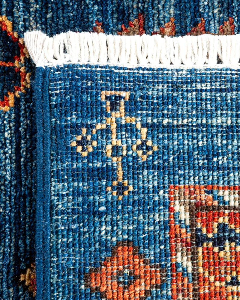 Serapi, One-of-a-Kind Hand-Knotted Area Rug  - Blue, 2' 8" x 16' 2"