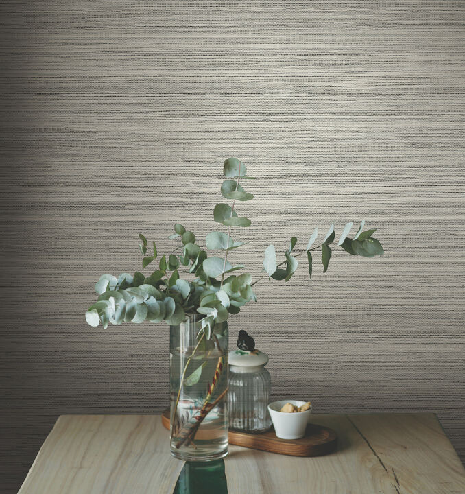 Fountain Grass Onyx Wallpaper (Set of 2)