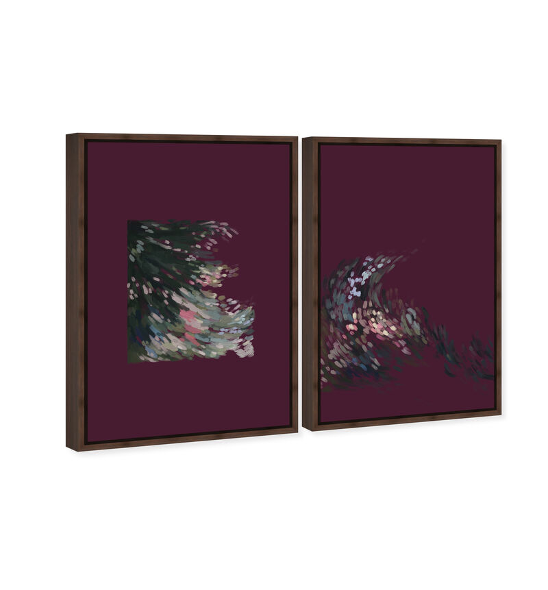 Delicate Spring Set Abstract Canvas Print by Oliver Gal image number 2