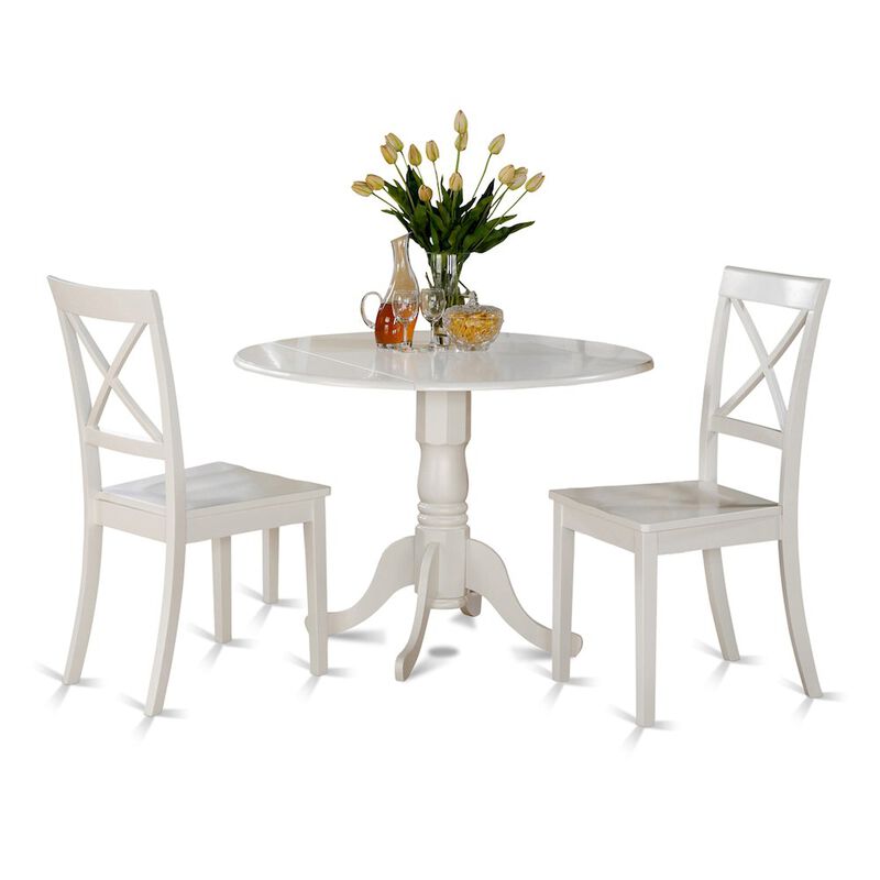 3 Pc small Kitchen Table-Kitchen Table and 2 Dining Chairs