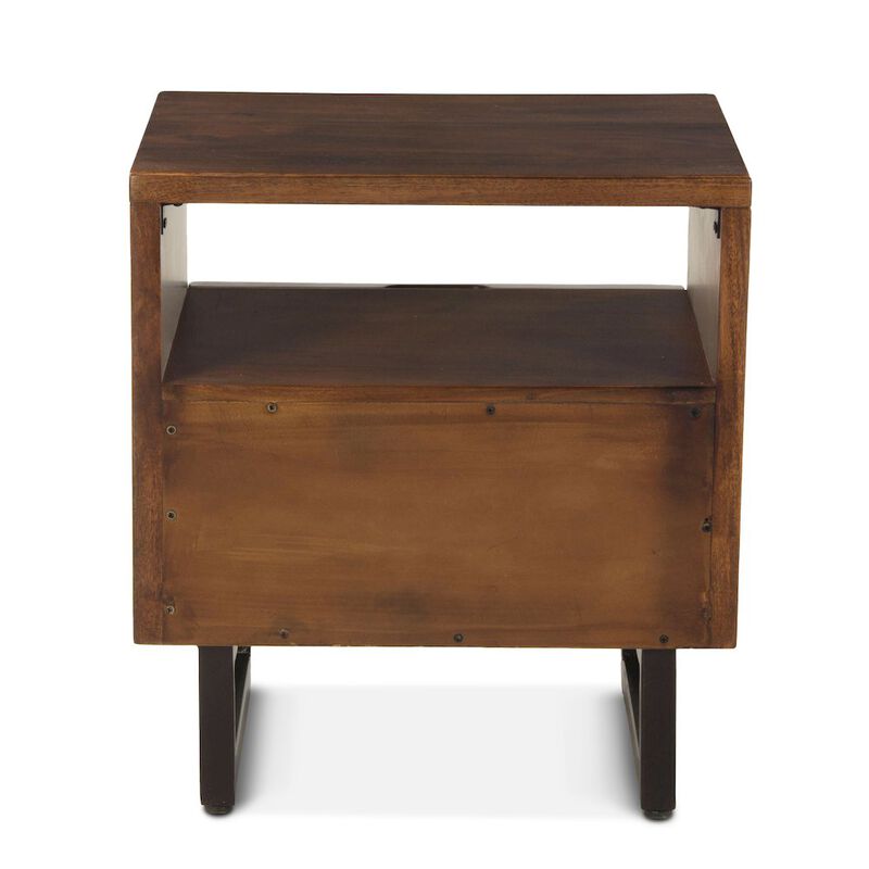 World Interiors Glenwood Acacia Wood Live Edge Night Chest image number 2