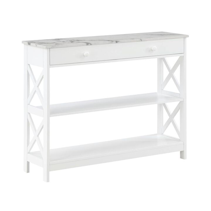 Convience Concept, Inc. Oxford 1 Drawer Console Table with Shelves