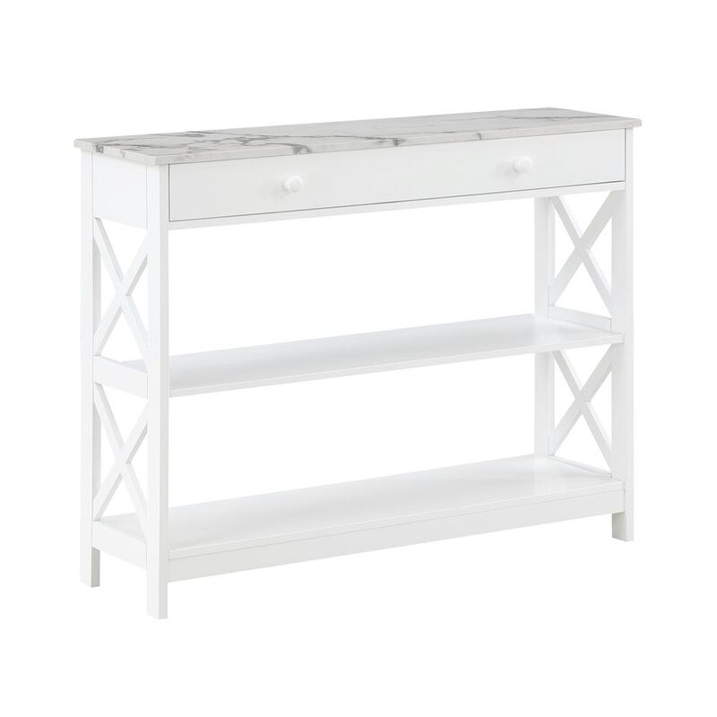 Convience Concept, Inc. Oxford 1 Drawer Console Table with Shelves