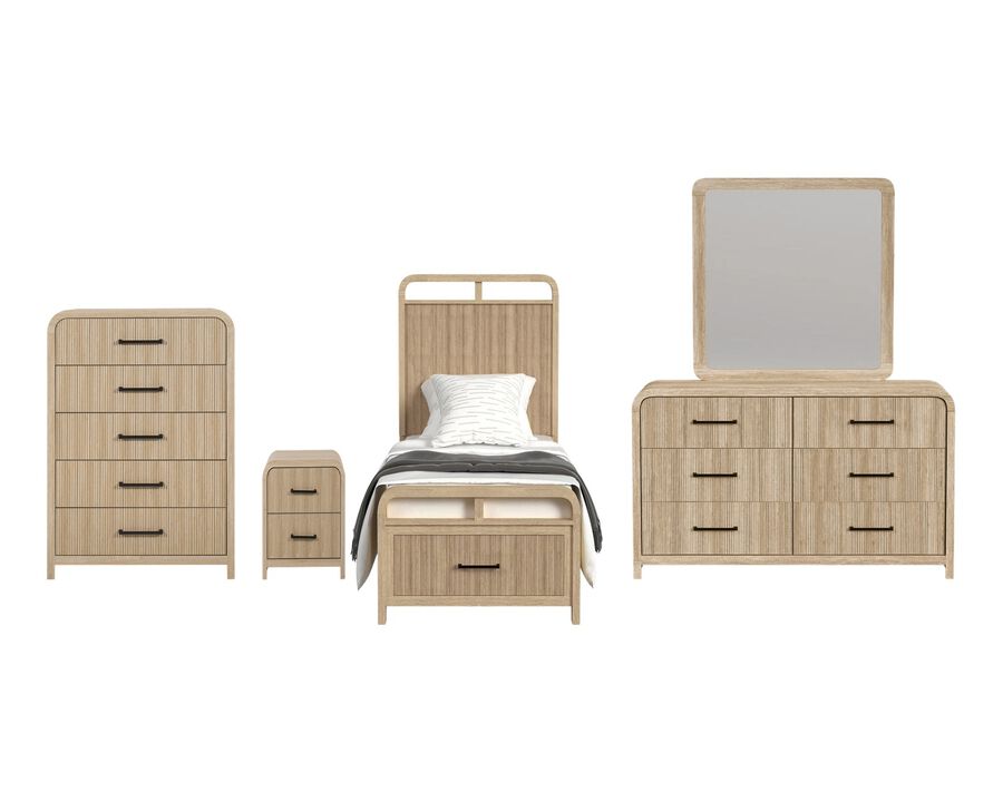 Ridgemont Sand Twin 5-Piece Set