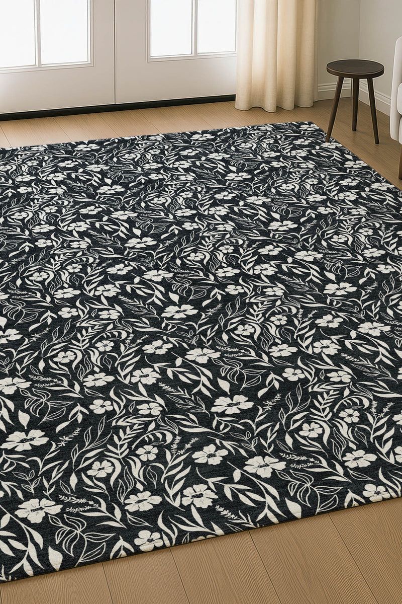 Soft Essentials SE4 Black 9' x 12' Rug image number 1