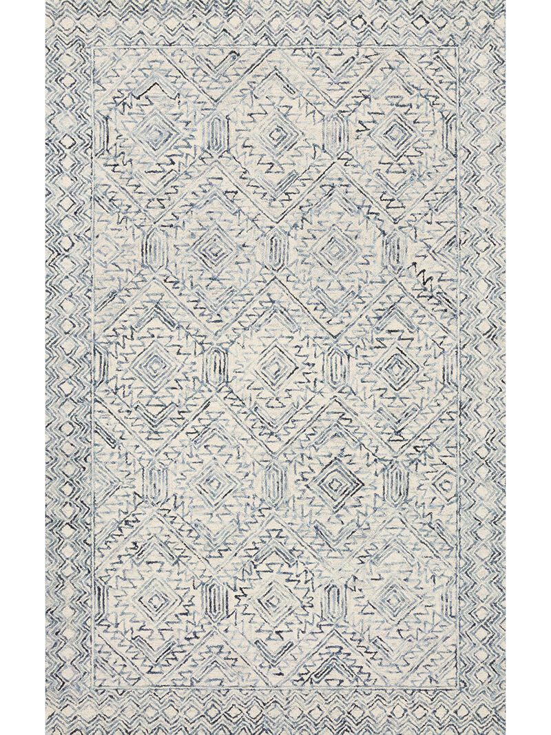 Ziva ZV03 Bluestone 7'9" x 9'9" Rug