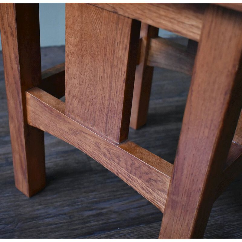 Crafters and Weavers Mission Oak Slat End Table - Michael's Cherry