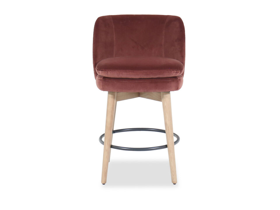 Rust Swivel Barstool