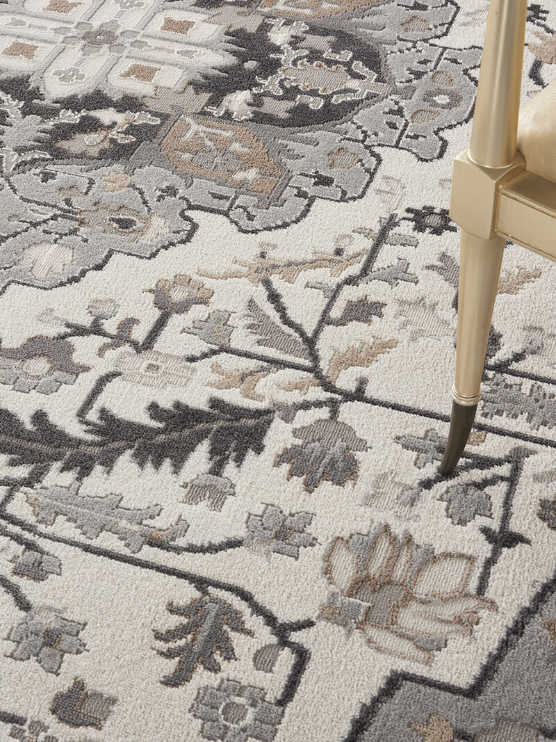 Elation ETN09 Ivory/Gray 9' x 12' Rug