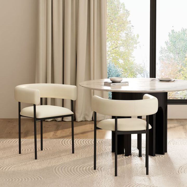 Onda White Dining Chair