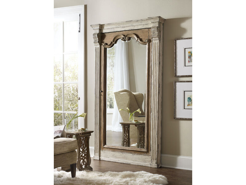 Chatelet Floor Mirror with jewelry Armoire Storage