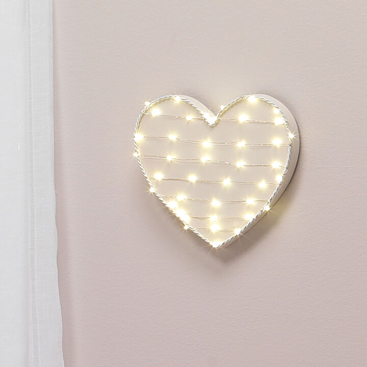 Lambs & Ivy Signature Heart LED Light Up Wall Decor/ Wall Hanging