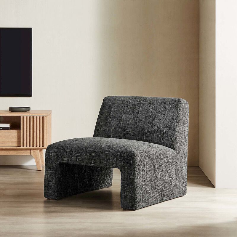 Amita Chenille Upholstered Accent Chair image number 7