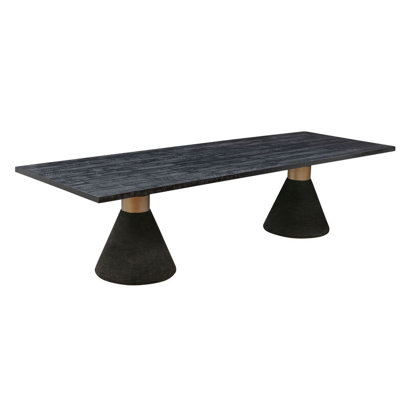 Rishi Black Rope Rectangular Table image number 0