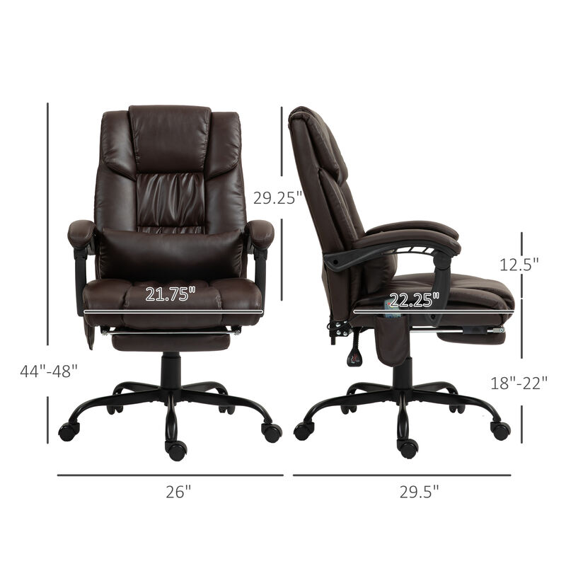 Massage Office Chair with Adjustable Settings and Comfort Cushion