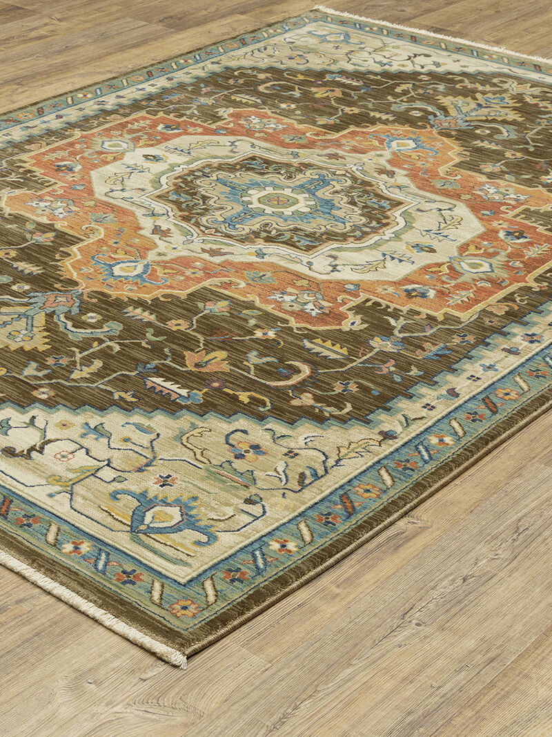 Francesca 5'3" x 7'6" Brown Rug image number 2