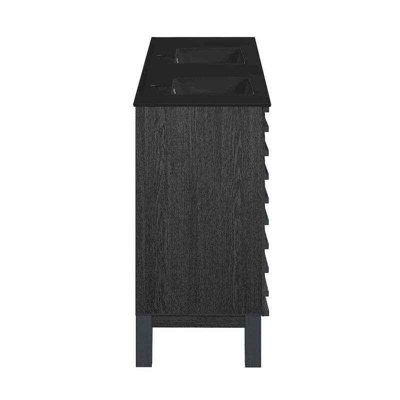 Cascade 48 in. Bathroom Vanity with 3-Hole Ceramic Sink Top image number 3