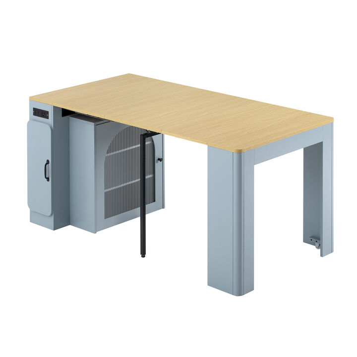 Merax Modern Extendable Dining Table: Versatile & Smart