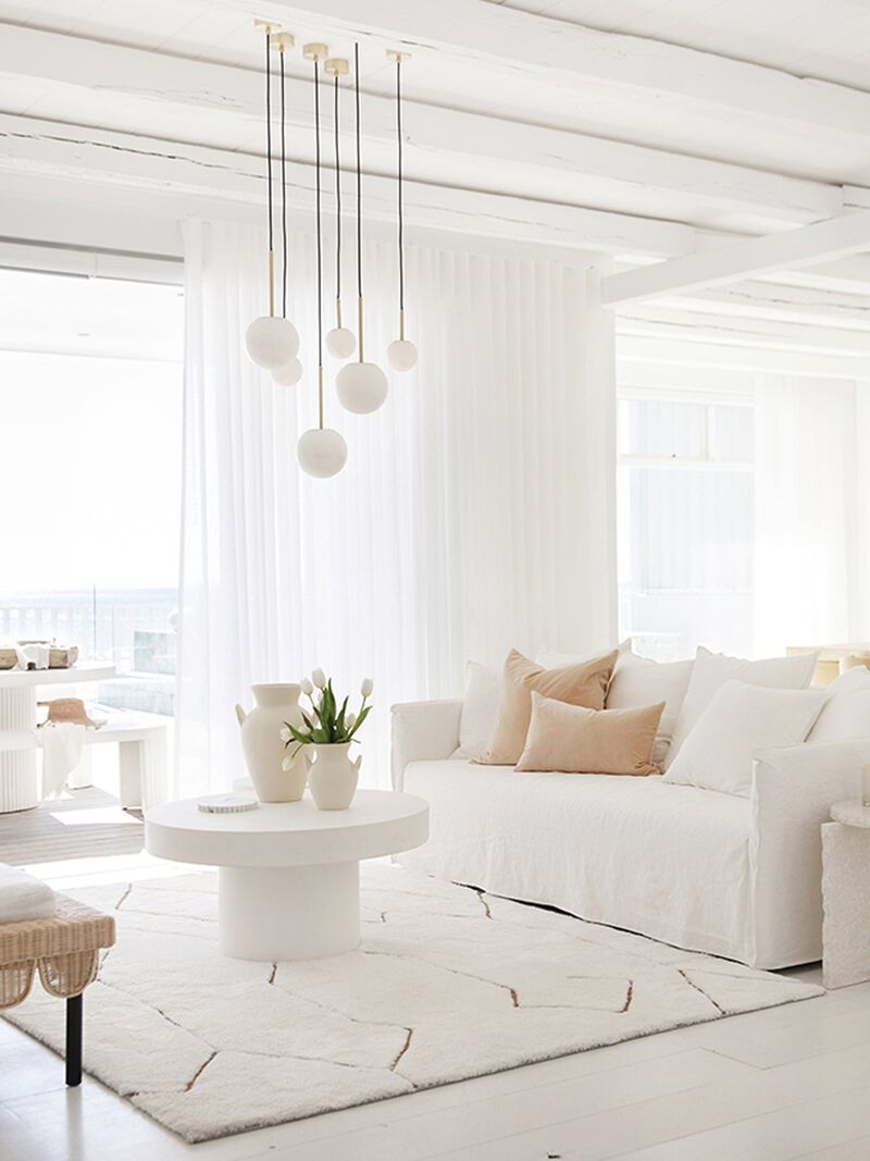 Beacon Lighting Lucent Alabaster Mini Pendant Light Modern Ceiling Pendant image number 1