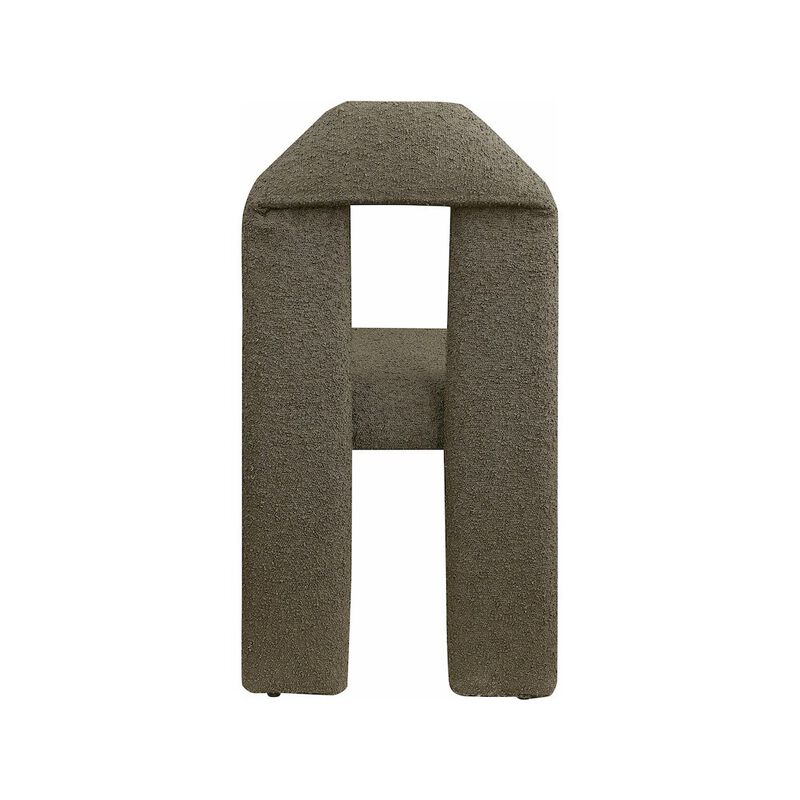 Meridian Furniture Bennett Olive Boucle Fabric Dining Chair, Set of 2