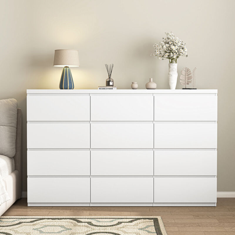 Flemwu 12 Drawers Double Dresser image number 1