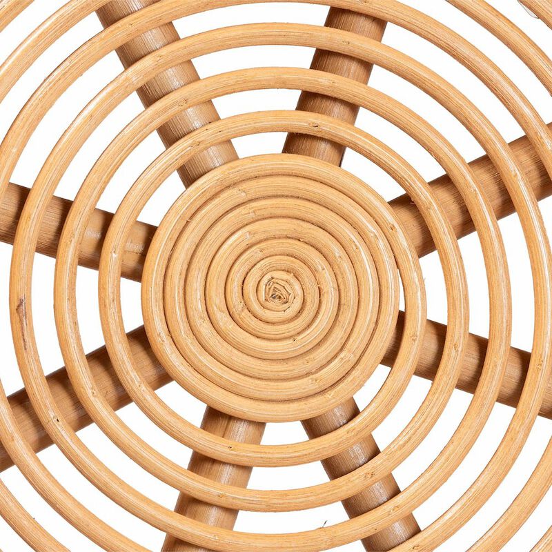 bali & pari Adeola Natural Rattan Coffee Table