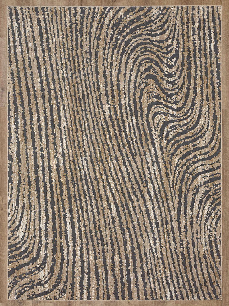 Rendition by Stacy Garcia Home Zeus Frost gray 8' X 11' Rug
