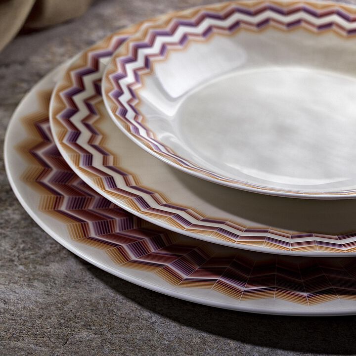 Bread & Butter Plates ZIG ZAG JARRIS 156 Set of 6, diam. 6.1"