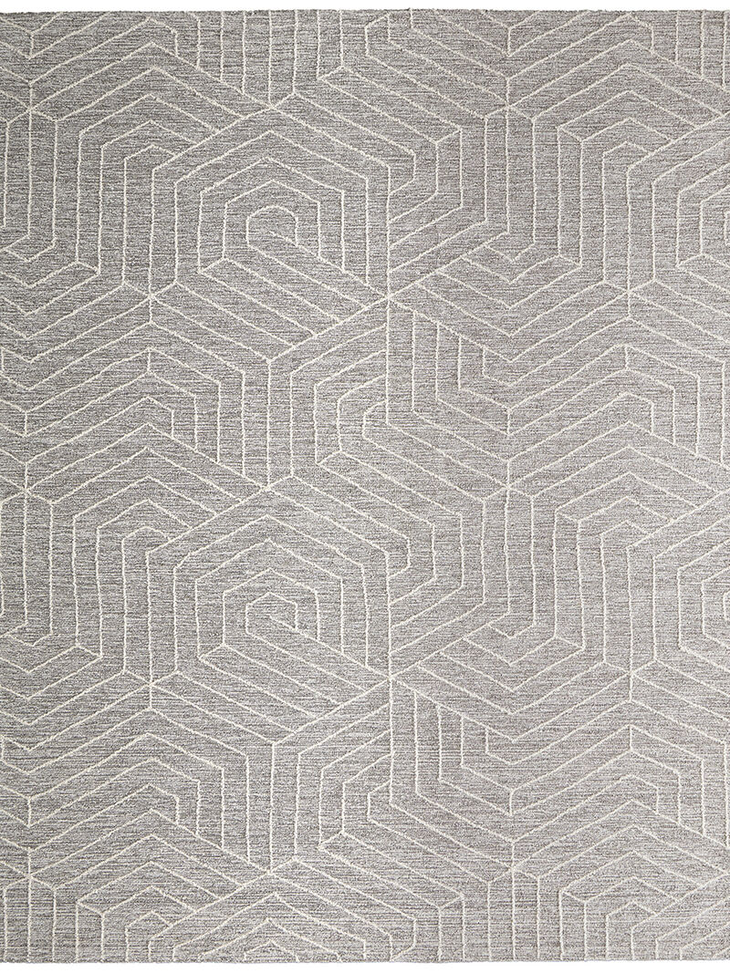 Emerson T8015 Gray/Ivory 3'6" x 5'6" Rug By Thom Filcia