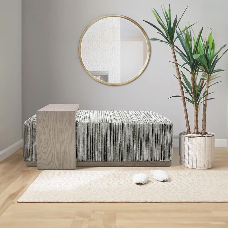 Chapel Hill Bench/Cocktail Ottoman With Table