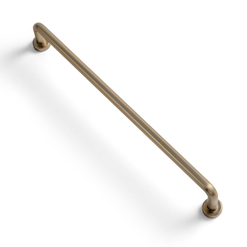 Goo-Ki 6 Pack 7 9/16"" Center to Center Champagne Bronze Modern Cabinet Pulls Solid Contemporary Home Improvement Hardware Drawe