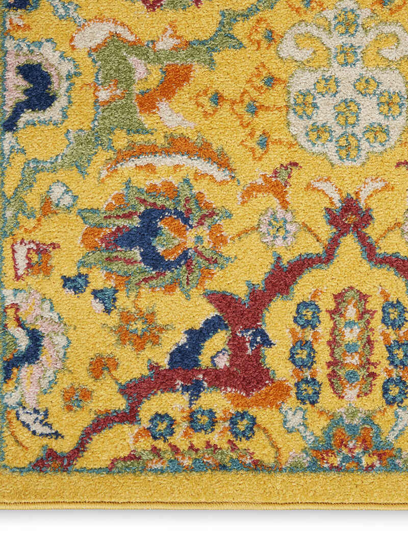 Allur ALR03 Yellow/Multi 6' x 9' Rug