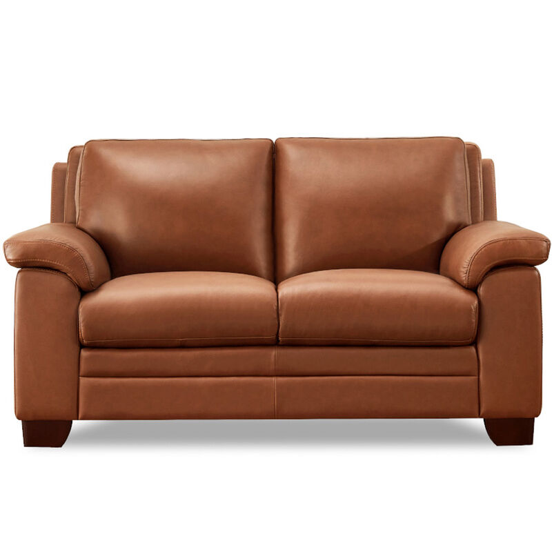 Magnum Top Grain Leather Loveseat