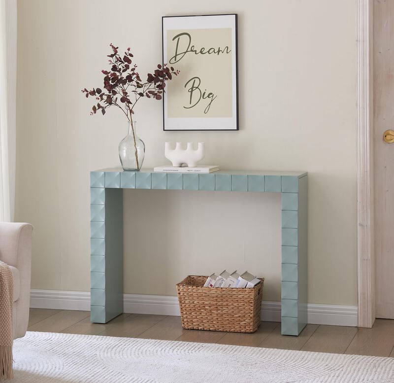 Kings Brand Furniture Turlock Wooden Console Table , Minimalist Sofa Table, Side Table, Entryway Table and Display Table image number 2