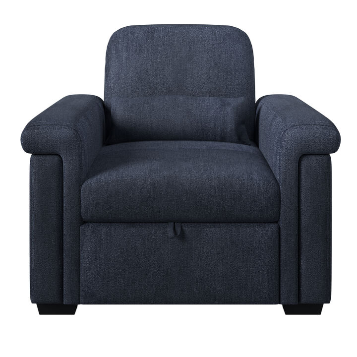 Merax Modern Mid-Century  Convertible Sleeper Chair Sofa Bed