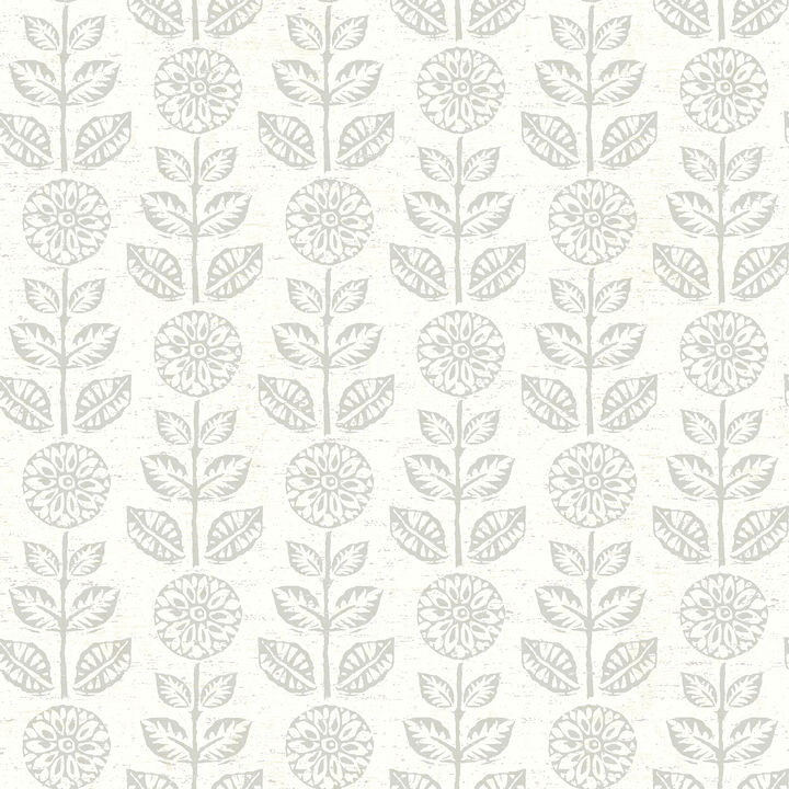 Light Grey Dolly Wallpaper (Set of 2)