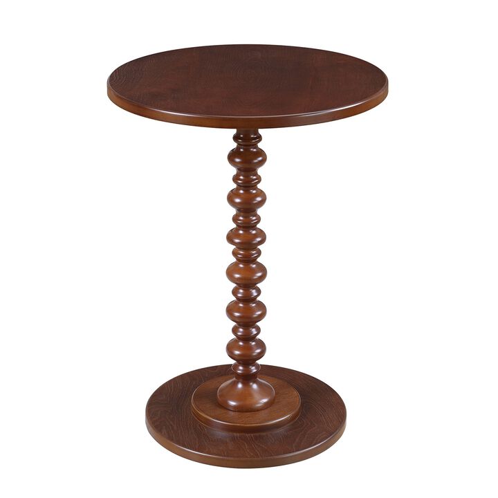 Convenience Concepts Palm Beach Spindle Table, Mahogany