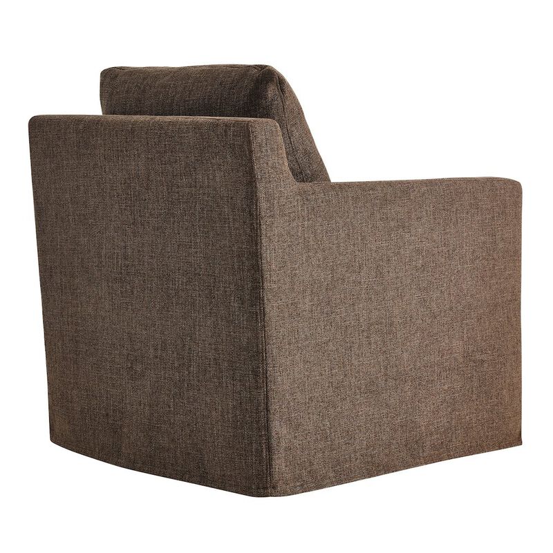 Modway Serene Fabric Slipcovered Swivel Armchair