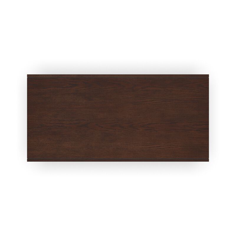Waterfall Brown Rectangular Coffee Table