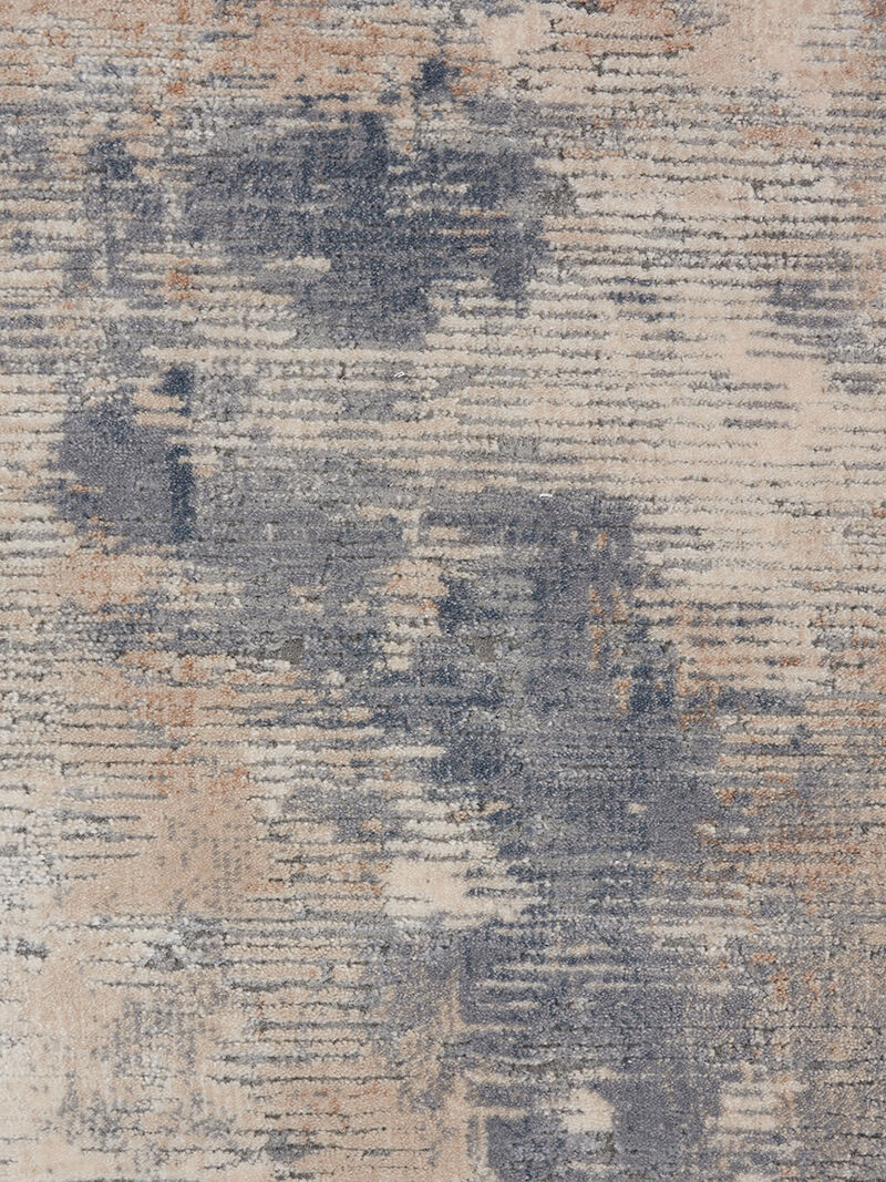 Rustic Textures RUS05 Beige/Gray 3'11" x 5'11" Rug