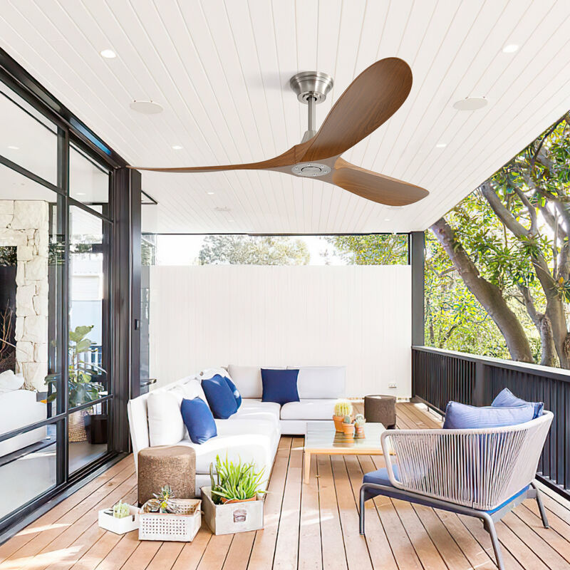 ELEMENT ACE 60-Inch Reversible Outdoor Ceiling Fan with Smart Control for Year-Round Comfort image number 7